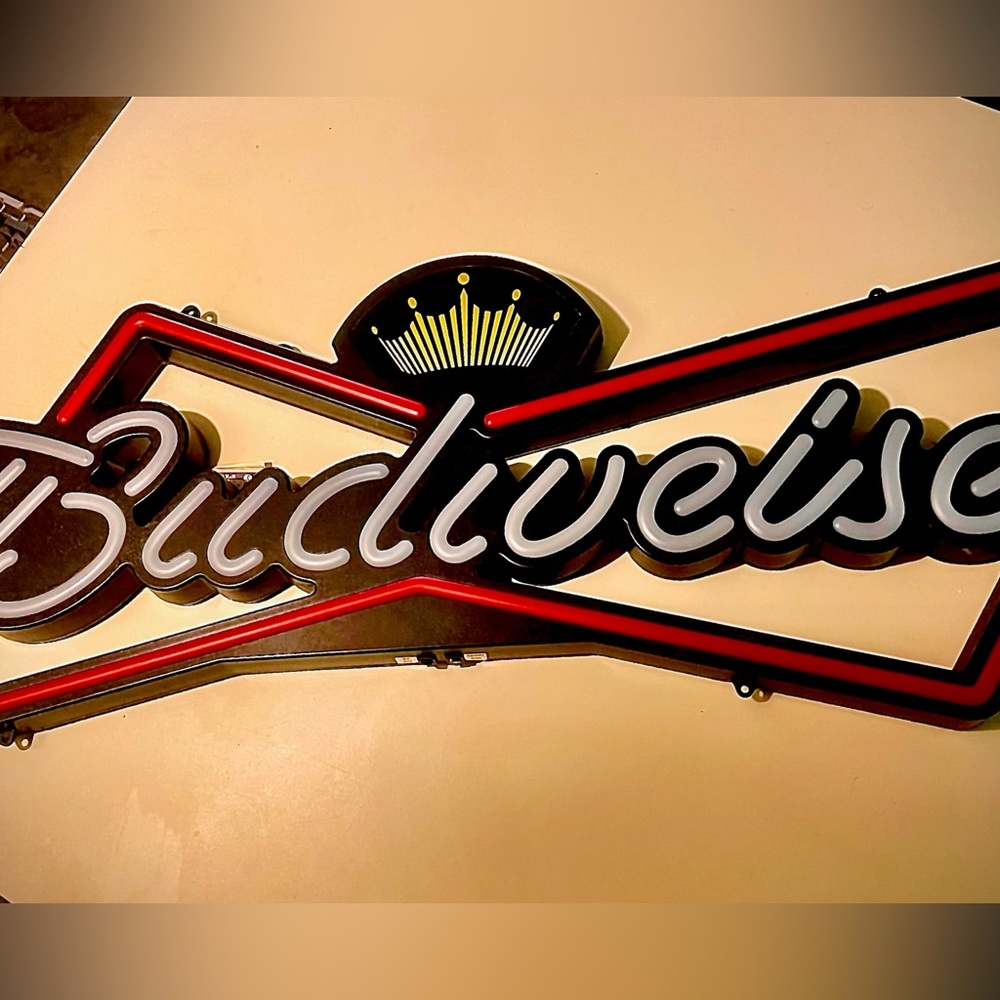 Budweiser sign